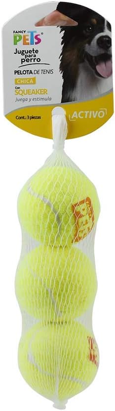 Pelotas De Tenis C/Squeaker Ch 3 Pz Pelotas De Tenis C/Squeaker Ch 3 Pz